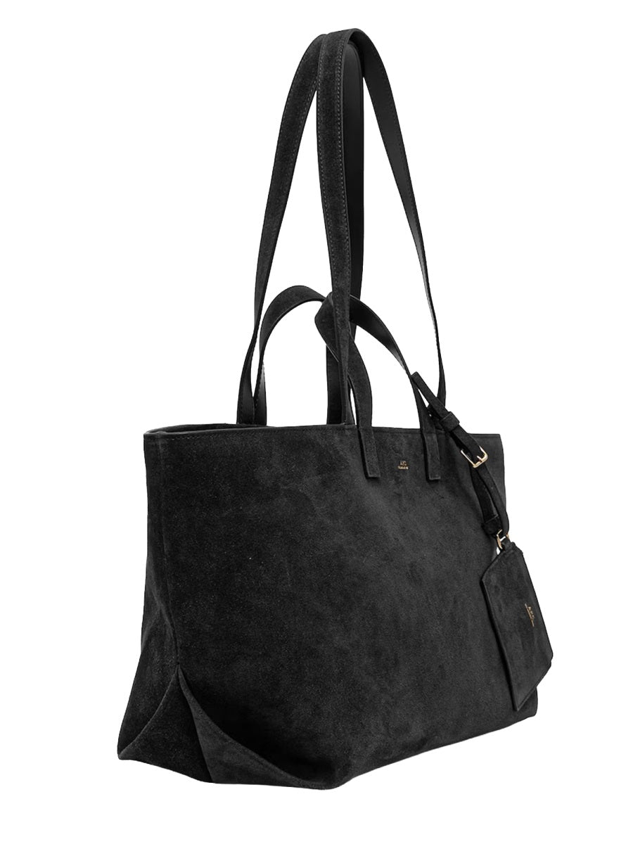 Handbag Le Drummer Black Leather