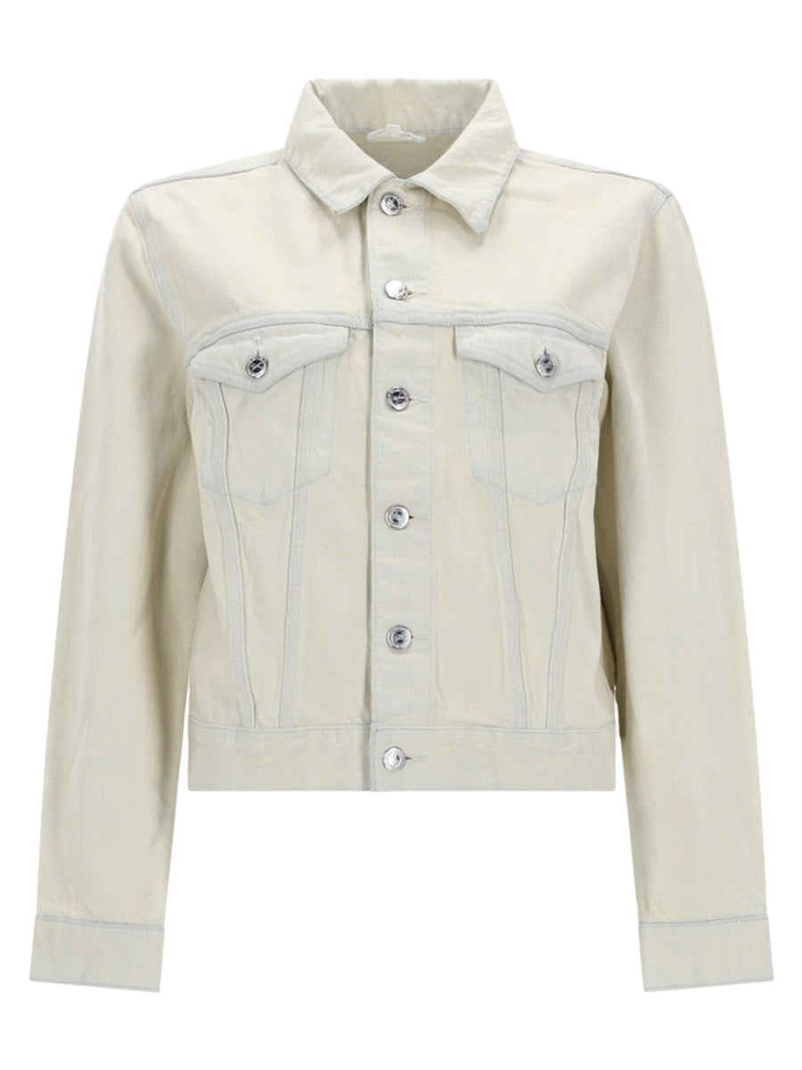 Jacket Dion White Cotton