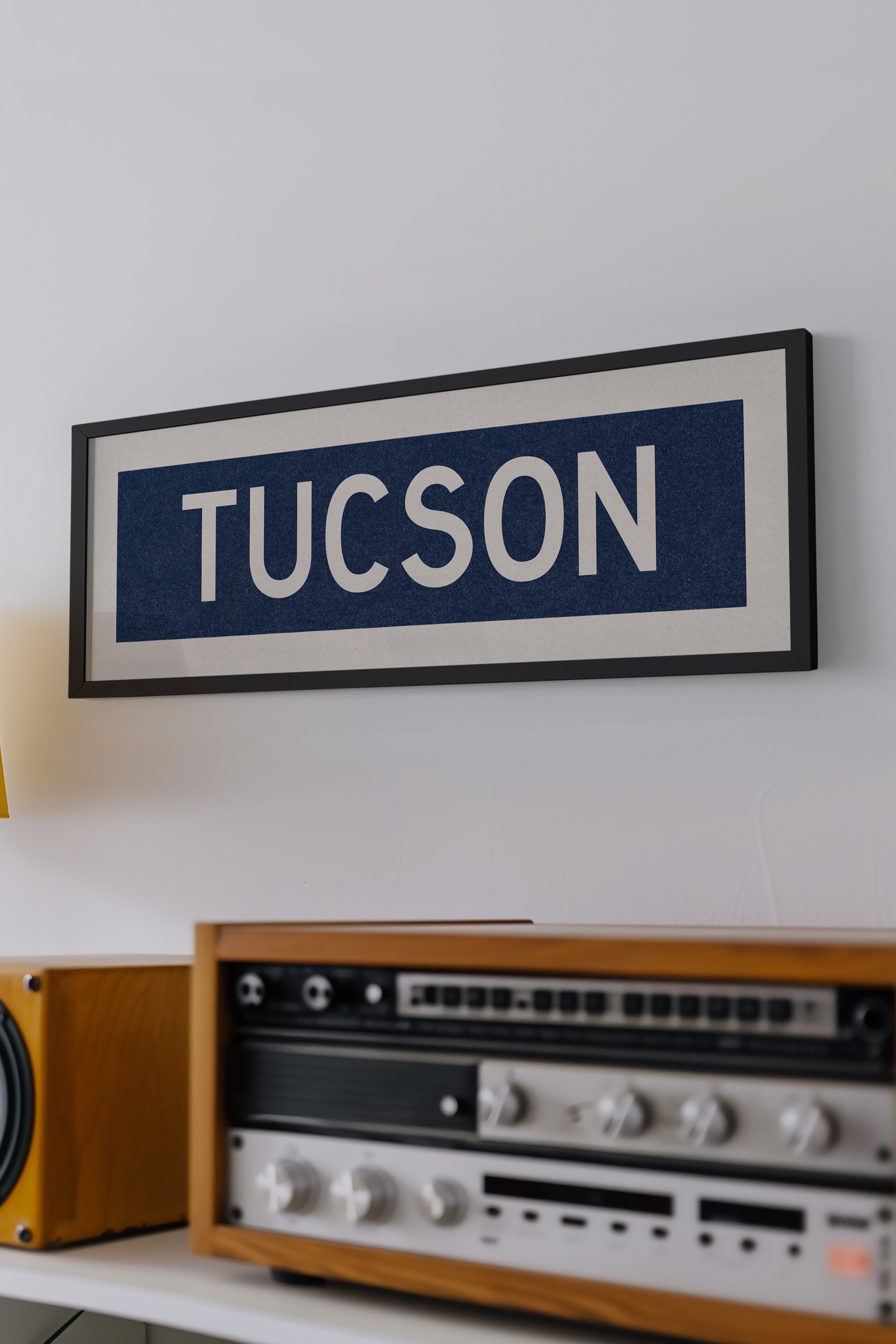 Framed Tucson Navy Bus Scroll