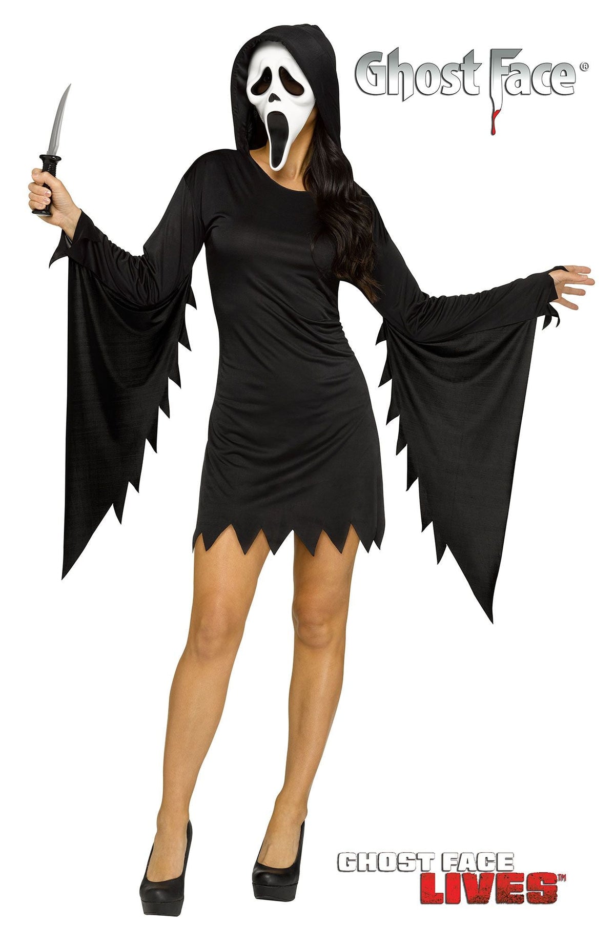 Ghost Face Glamour Adult Scream Costume
