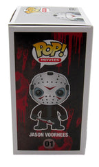 Ari Lehman Signed/Insc Funko Pop! #01 "Friday the 13th" Signed in Red JSA 190712