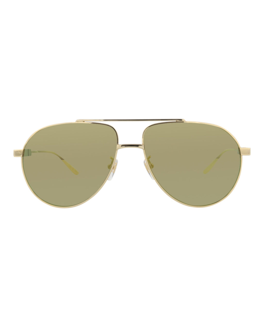 Aviator-Frame Metal Sunglasses