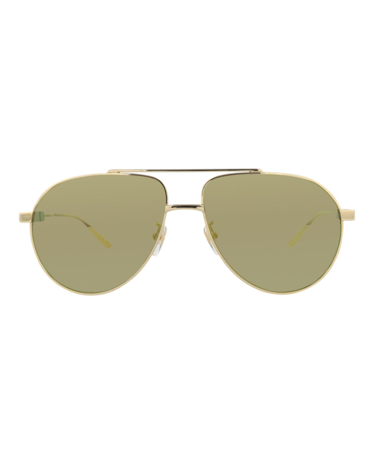 Aviator-Frame Metal Sunglasses