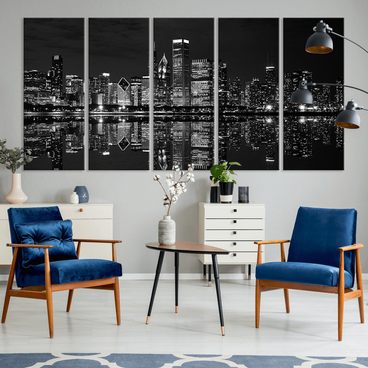 Chicago Wall Art Canvas Print