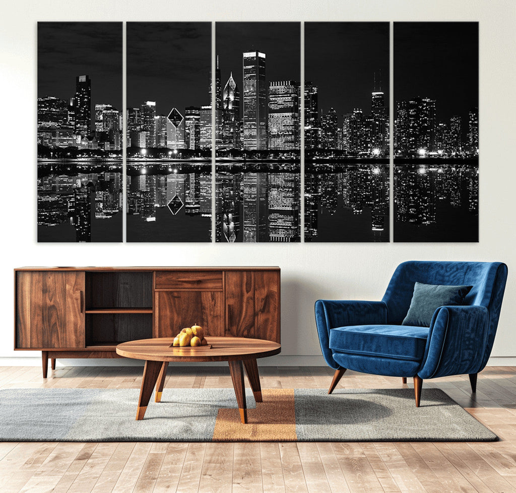 Chicago Wall Art Canvas Print
