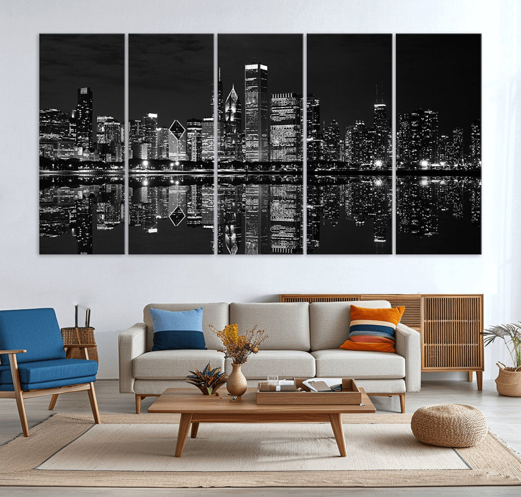 Chicago Wall Art Canvas Print