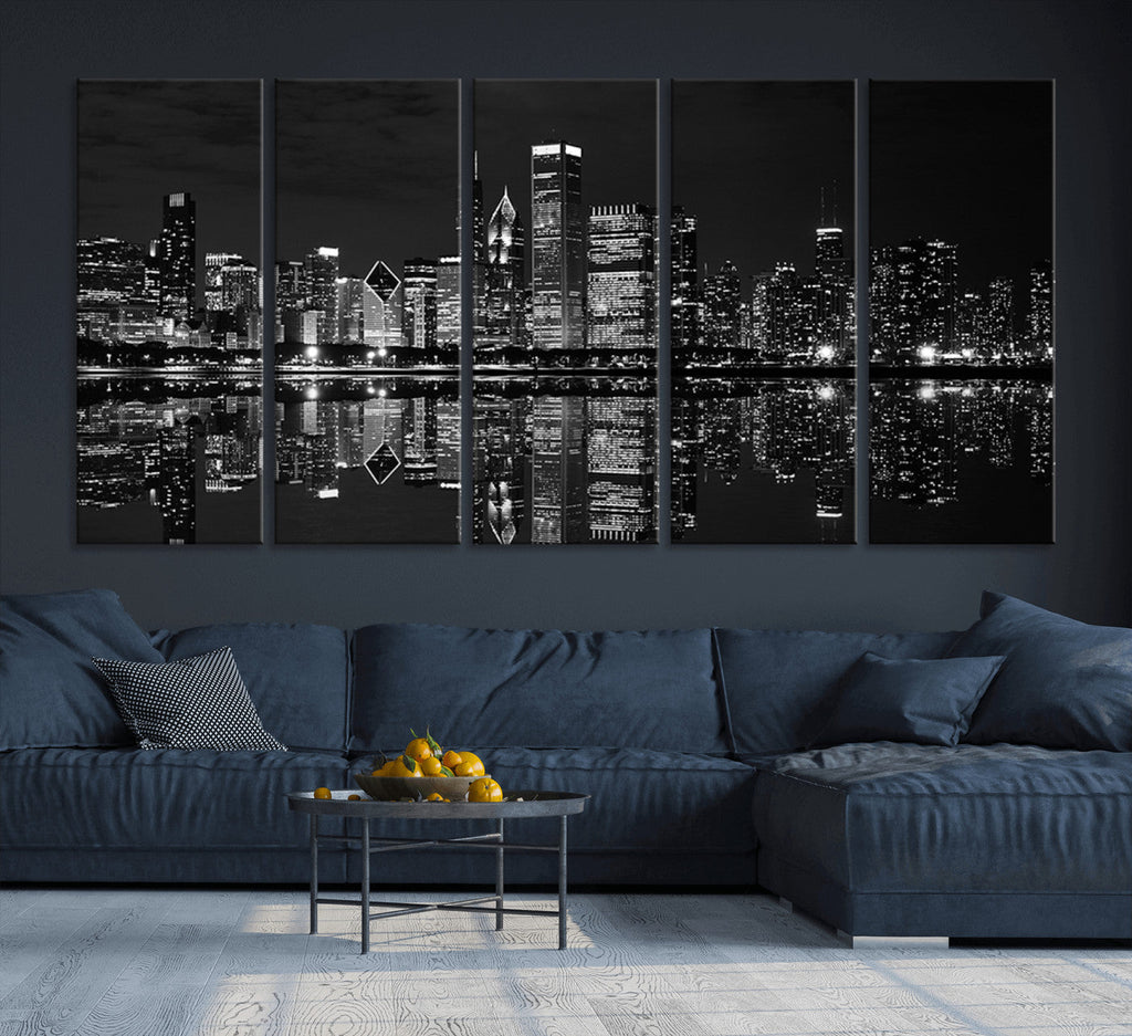 Chicago Wall Art Canvas Print