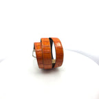 Maurice Custom Alligator Belt - Tangerine