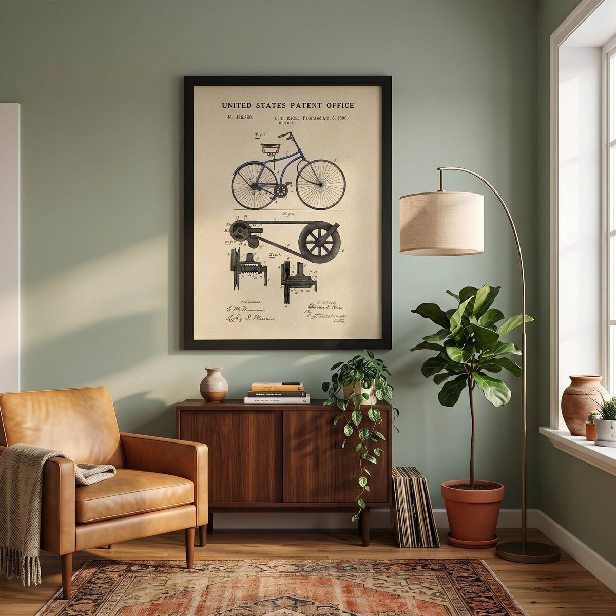 Blue Bicycle (1890)
