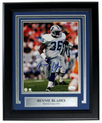 Benny Blades Detroit Lions Signed/Autographed 8x10 Photo Framed JSA 163305