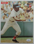 Tommy Harper Autographed Magazine Photo Boston Red Sox JSA