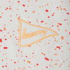 The Heatin Up Splatter Polo // White