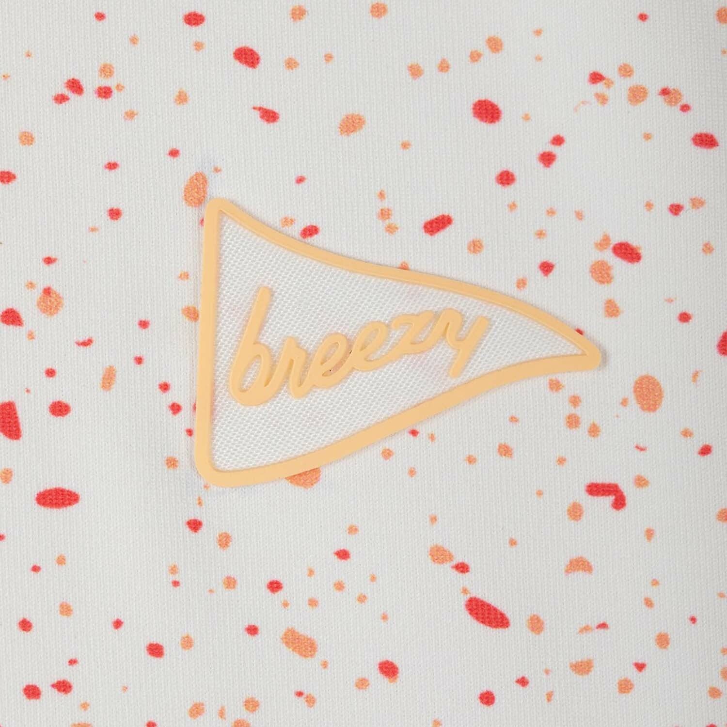 The Heatin Up Splatter Polo // White
