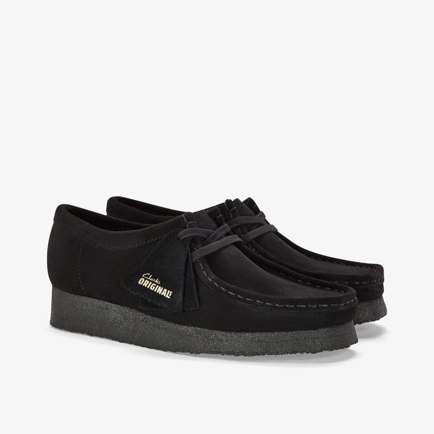 Wallabee // Moccasin // Black Suede