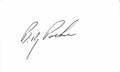 Billy Packer Sportscaster/CBS/NCAA Signed/Autographed 3x5 Index Card 189484