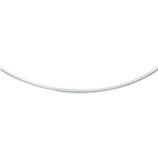 14k White Gold Classic Omega Style Chain (2 mm)