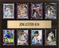 Jon Lester Chicago Cubs Fan Gift Plaque 12x15 8 Cards Topps, Bowman 2024 2025 2026