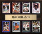 Eddie Murray Baltimore Orioles Hall of Fame Fan Gift Plaque 12x15 8 Cards Topps, Bowman 2024 2025 2026
