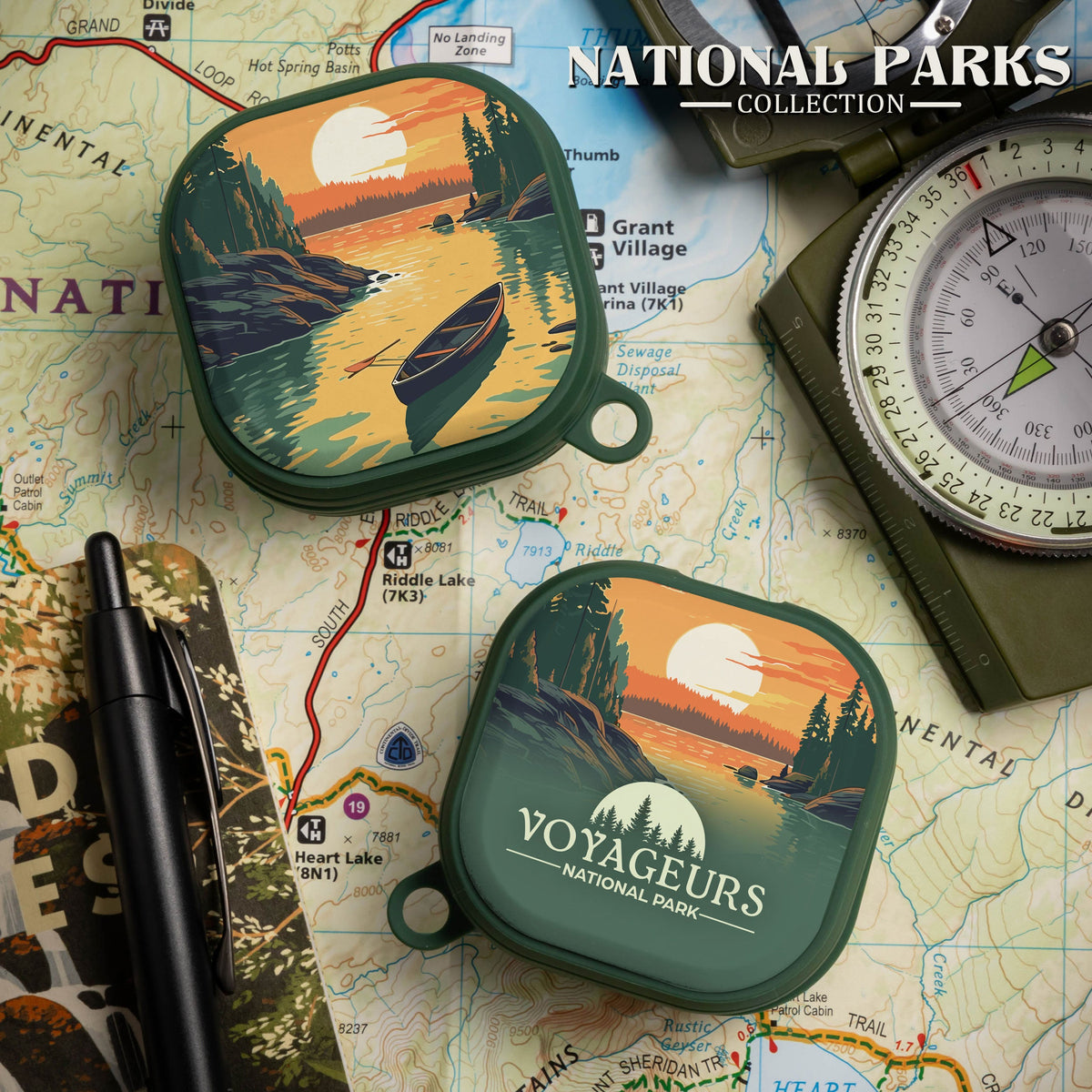 National Parks Voyageurs HDX Samsung Galaxy Buds Pro & Buds Live Case Cover