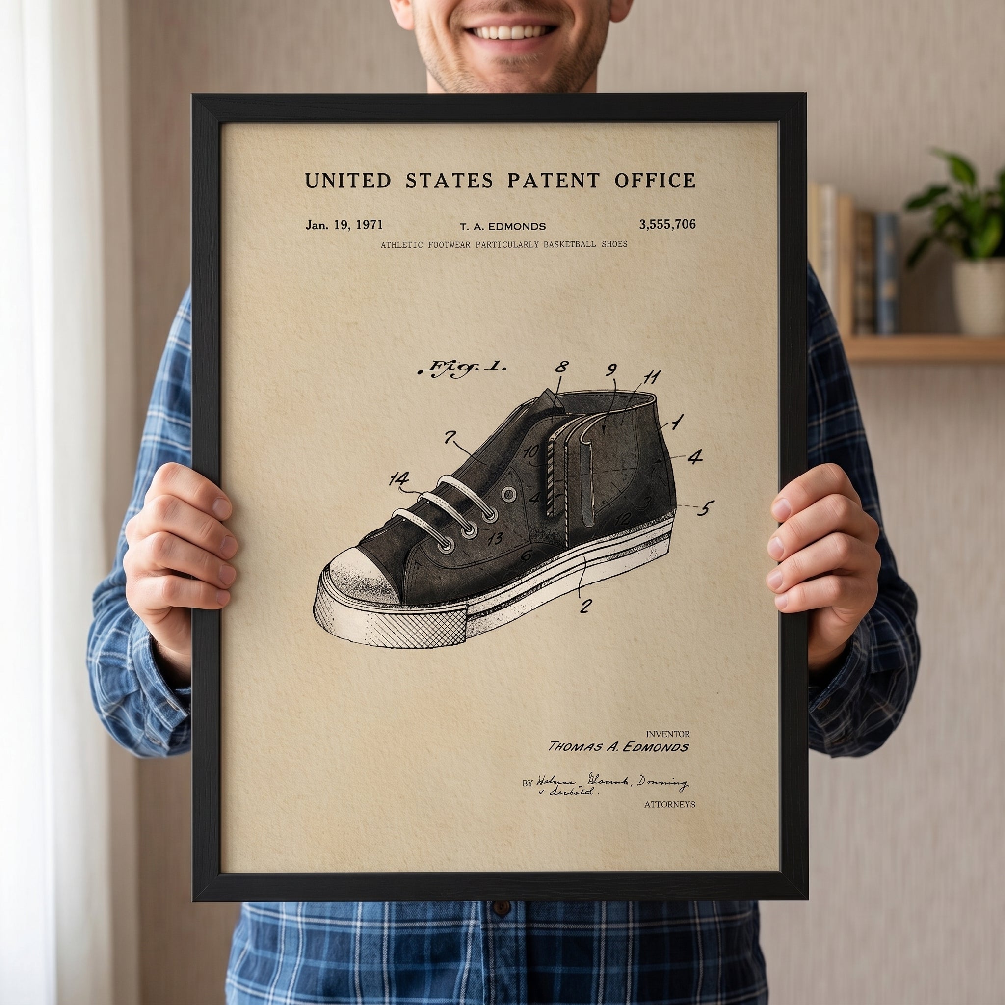 Retro Basketball Shoe (1968)
