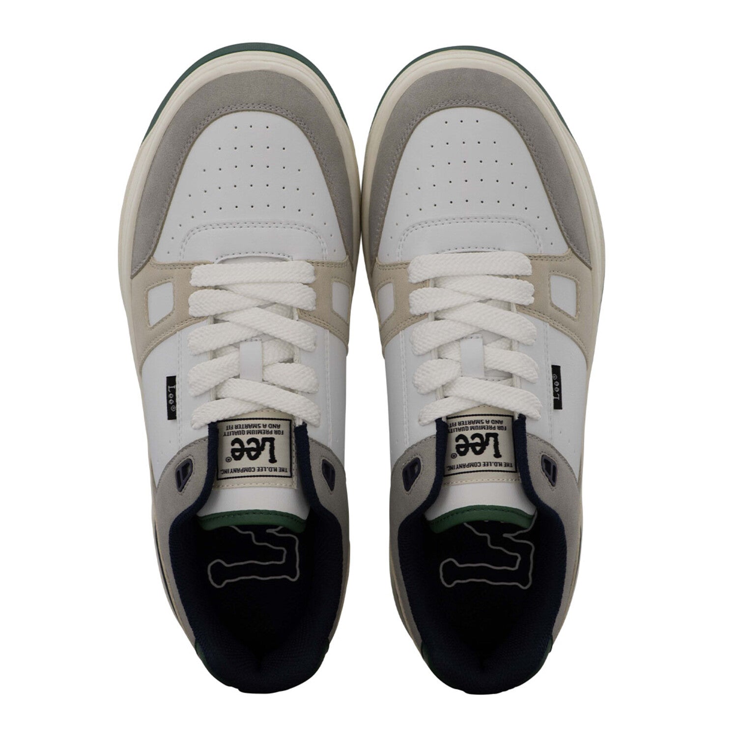 Cortland // White + Natural + Green