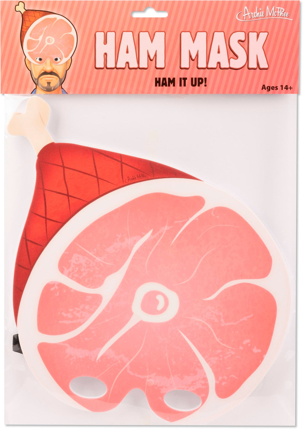 HAM MASK - Hysterical Halloween Costume Party Joke GaG - Archie McPhee
