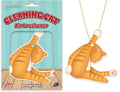 Cleaning Cat Car Air Freshener - CAT LOVERS!  (Orange Scent) - Archie McPhee