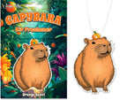 🐹 Cute Funny Capybara Car Air Freshener  (Orange 🍊 Scent) - Archie McPhee