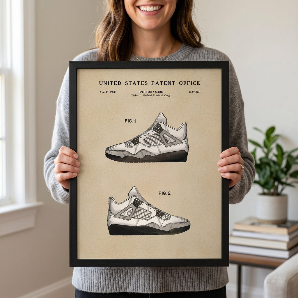 White Basketball Shoe (1990)