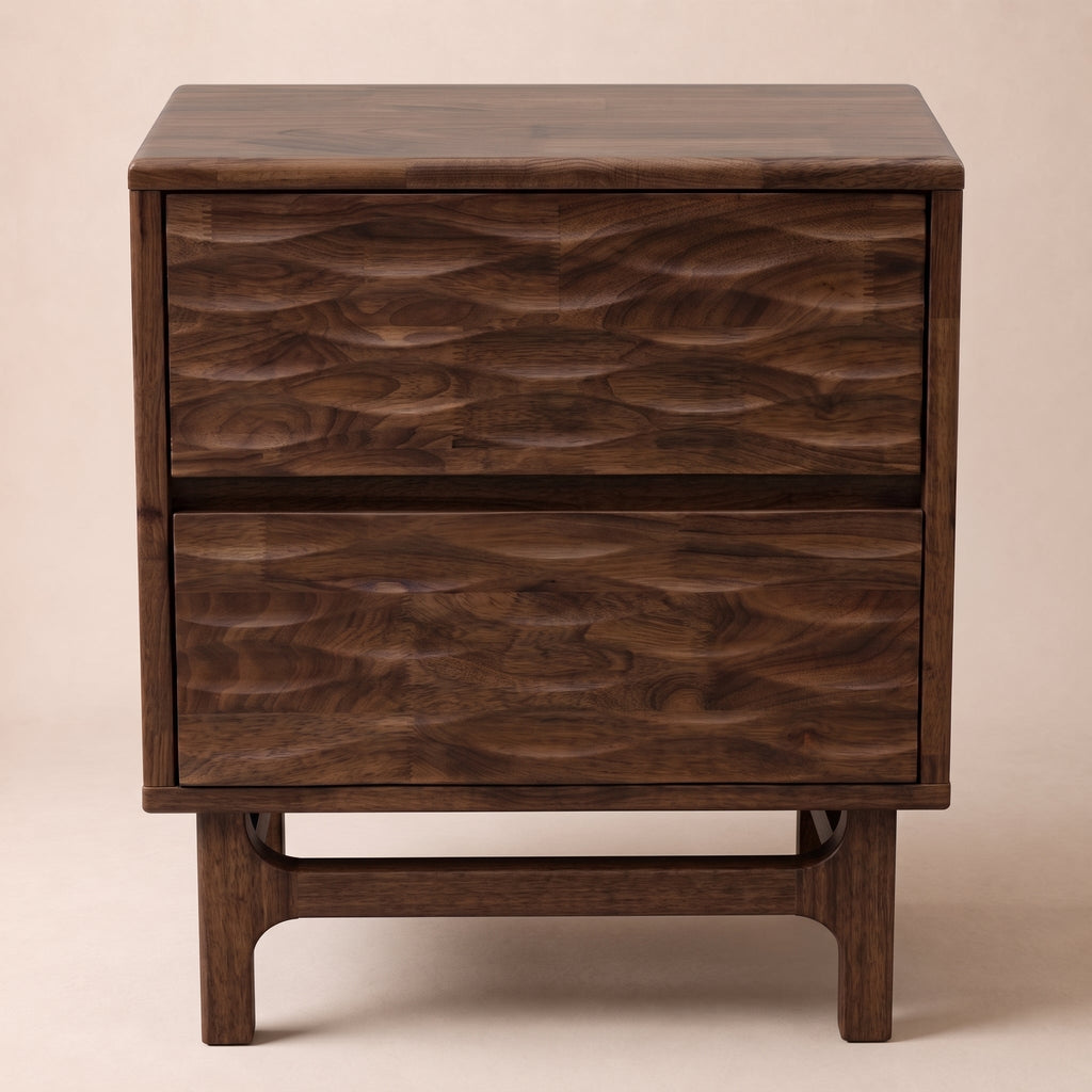 Elara Solid Wood Nightstand