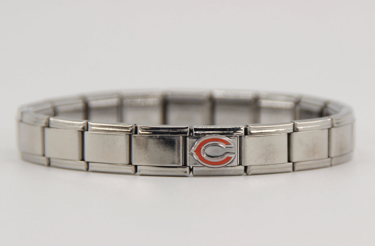 Football Team Logo Italian Charm Bracelet – Custom Gifts for Fans