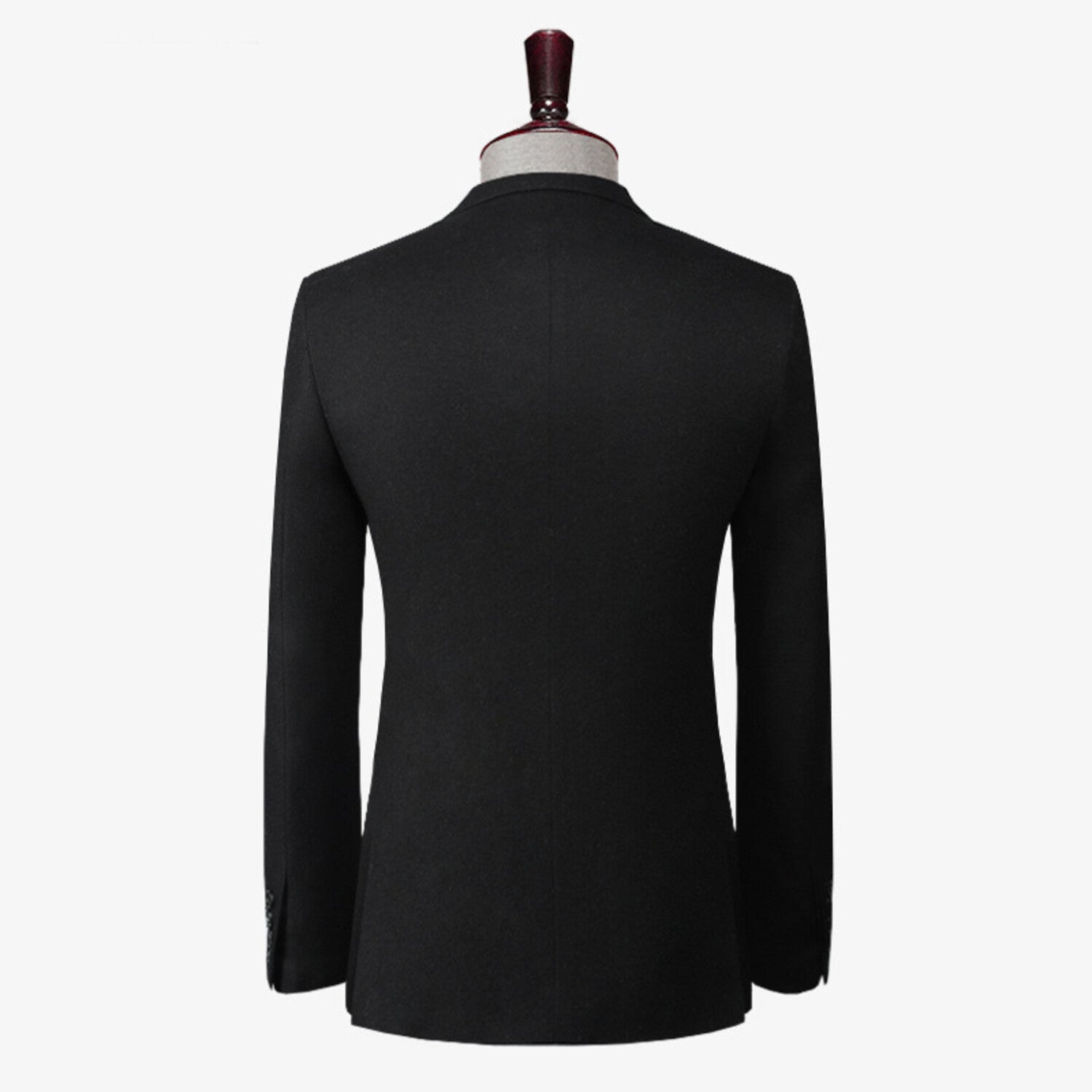 2 Button Wool Suit // Black Melange