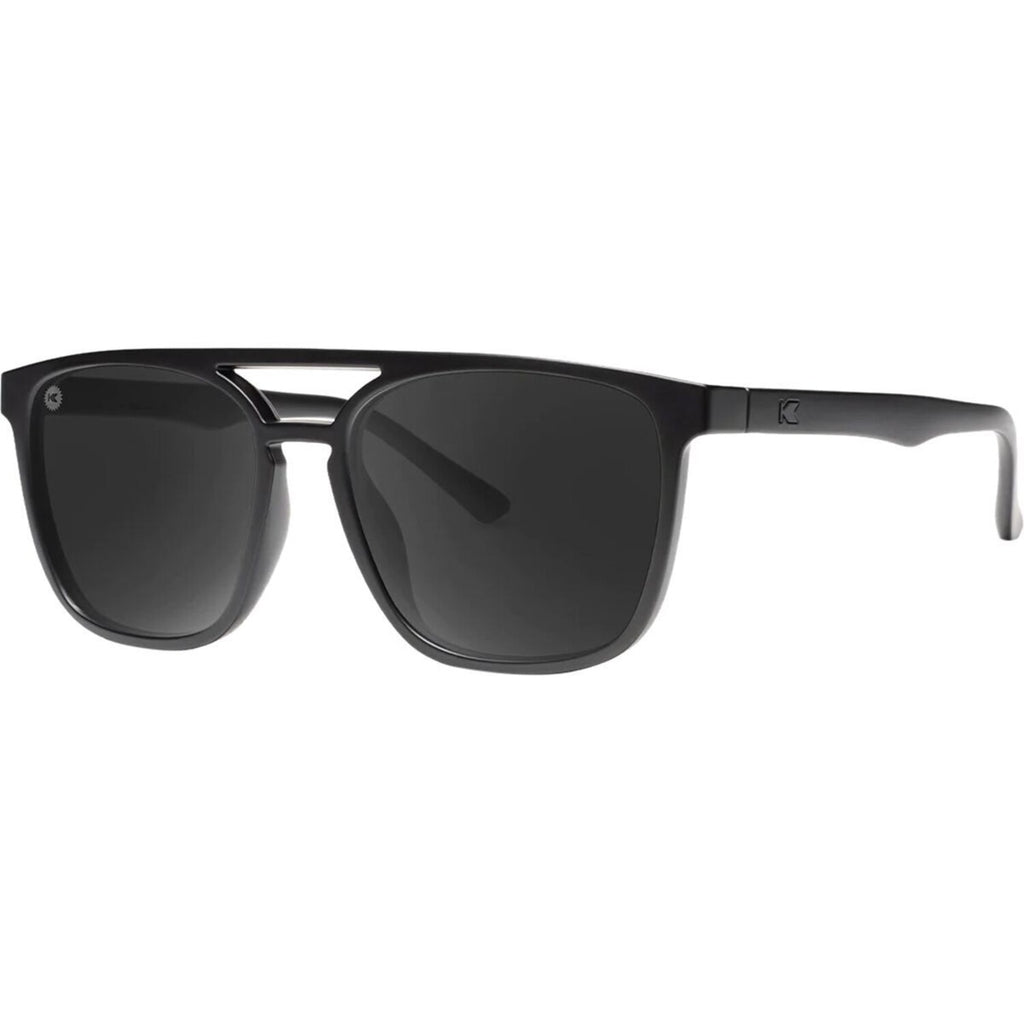 Brightsides Polarized Sunglasses // Matte Black On Black + Smoke