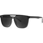 Brightsides Polarized Sunglasses // Matte Black On Black + Smoke