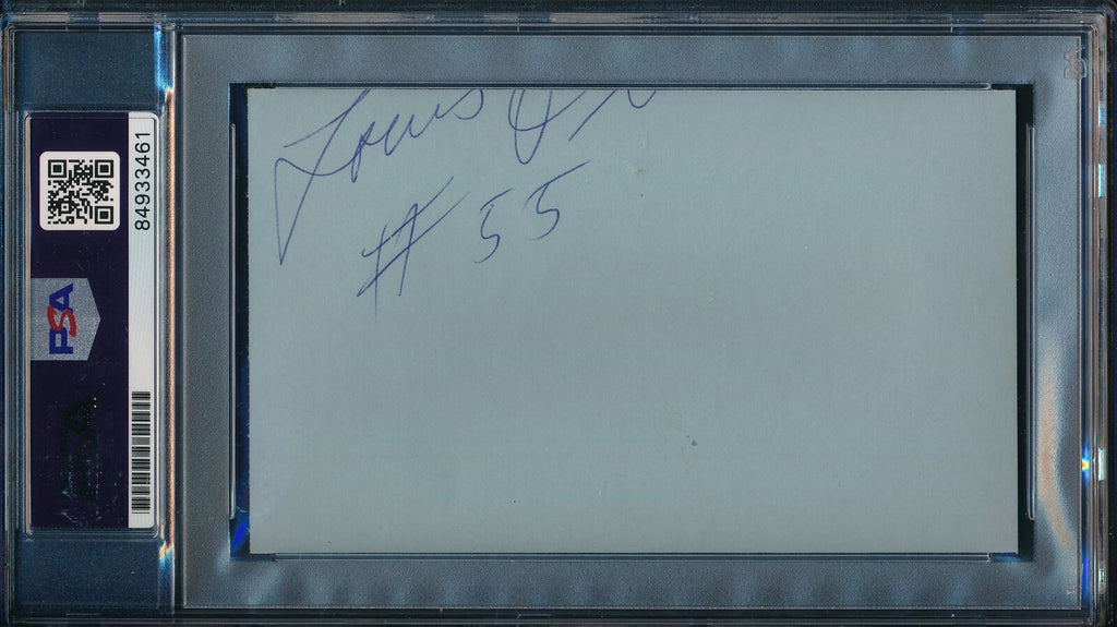 Aretha Franklin Signed/Autographed 3x5 Index Card/Cut Queen of Soul  PSA/DNA