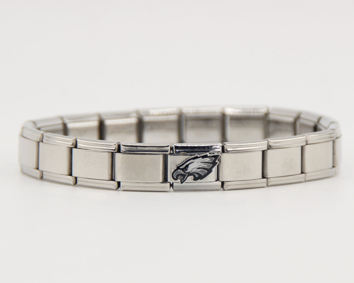 Football Team Logo Italian Charm Bracelet – Custom Gifts for Fans