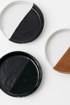 Sable Spoon Rest - Matte Black/Glossy Black - 4 inch