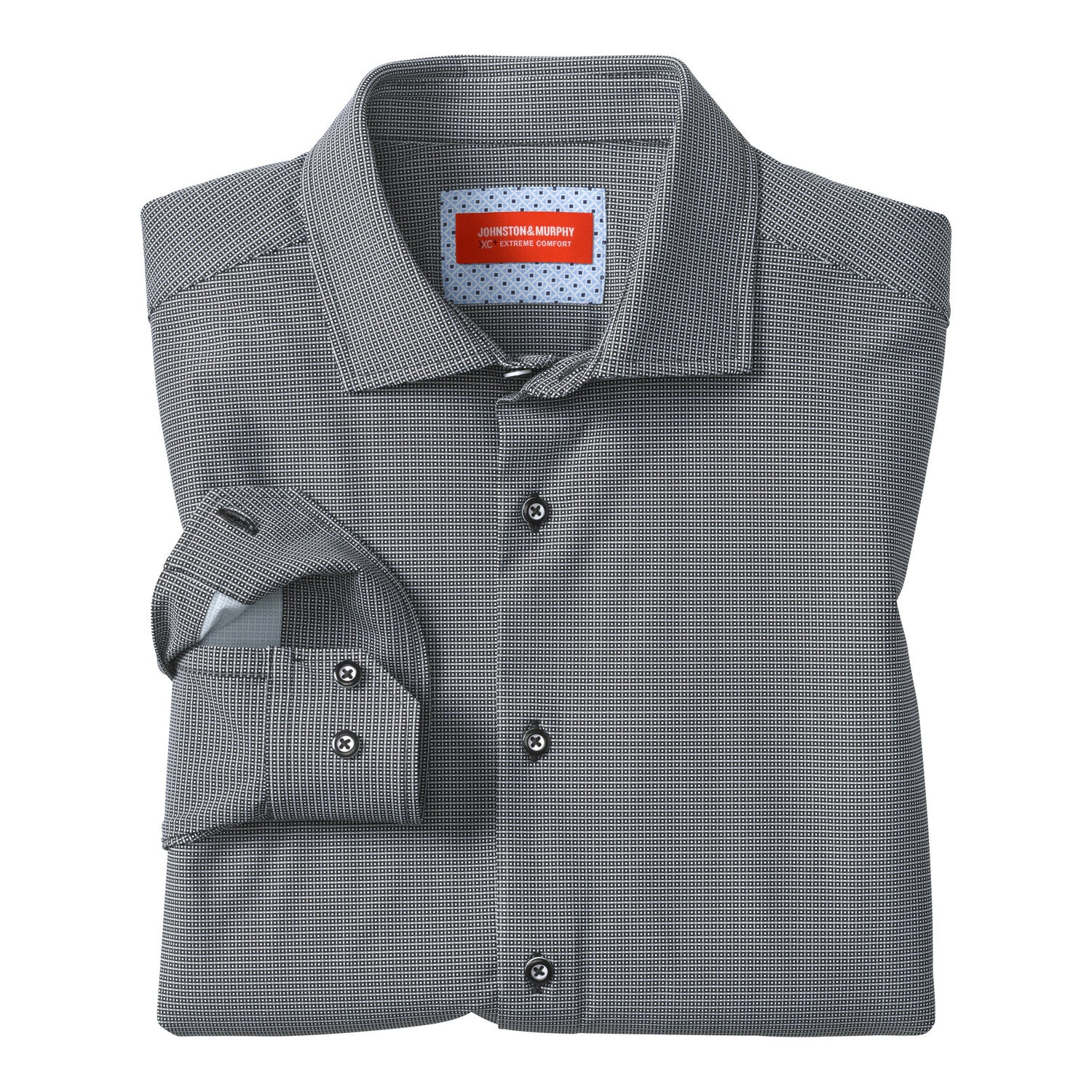 XC+ Motion Long-Sleeve Dress Knit Shirt // Black Box