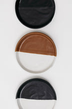 Sable Spoon Rest - Matte Black/Glossy Black - 4 inch