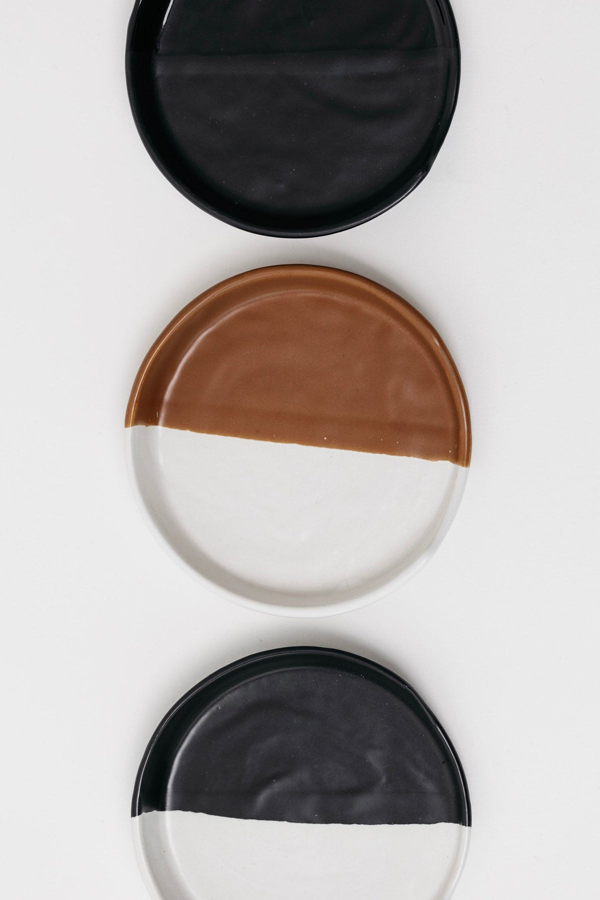 Sable Spoon Rest - Matte Black/Glossy Black - 4 inch