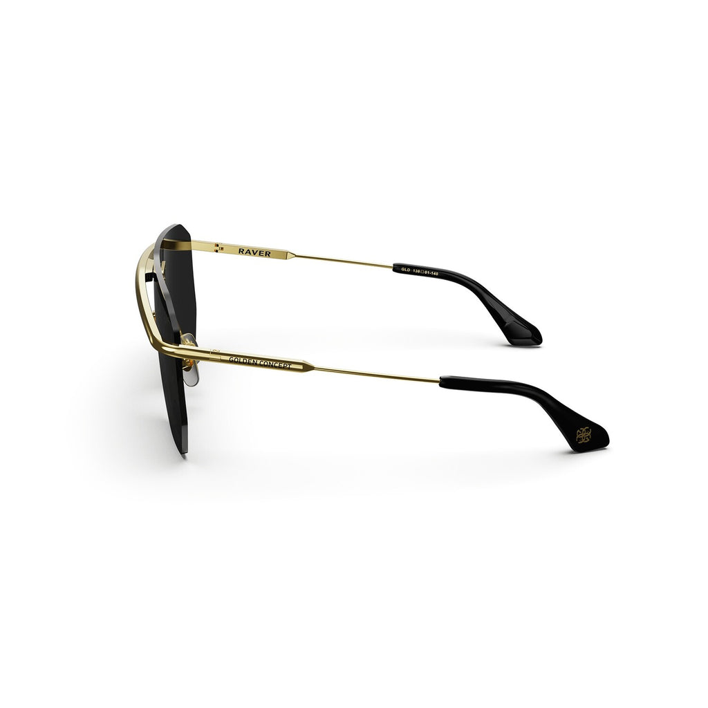Raver Sunglasses // Gold