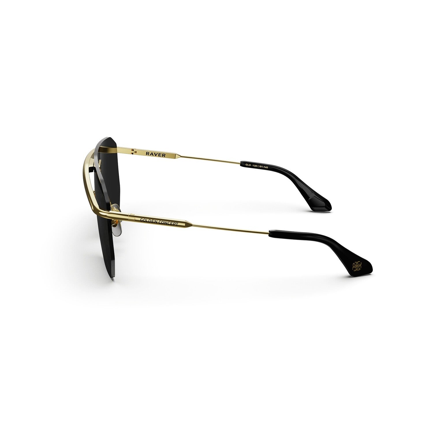 Raver Sunglasses // Gold