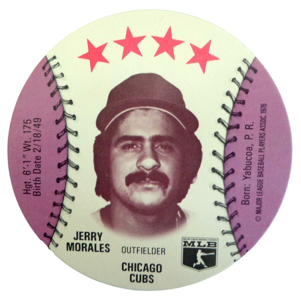 Lot of 25 - 1976 MSA Isaly's Discs Jerry Morales Chicago Cubs Gem Mint 153895
