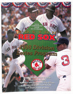 1998 Boton Red Sox vs.Cleveland Indians ALDS Divison Series Program 181733