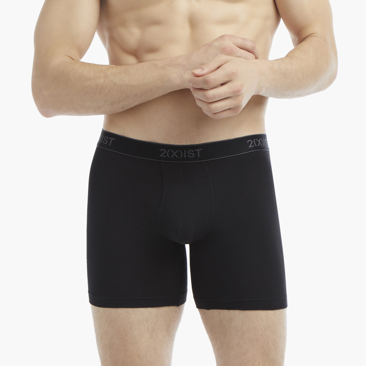 3 Pack Cotton 6" Boxer Brief // Black