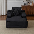 Oversized Chaise Lounge Chair Cozy Cloud Couch With 3 Throw