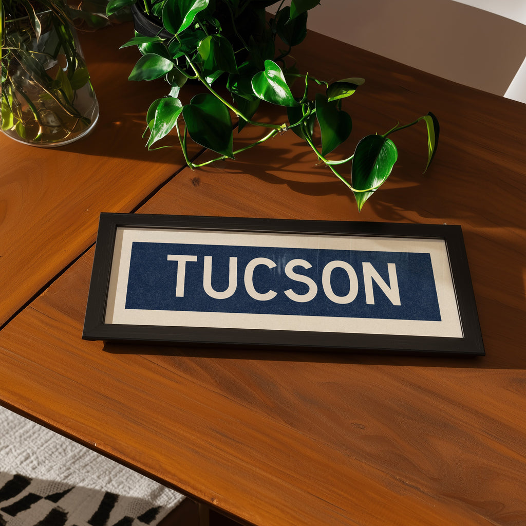 Framed Tucson Navy Bus Scroll