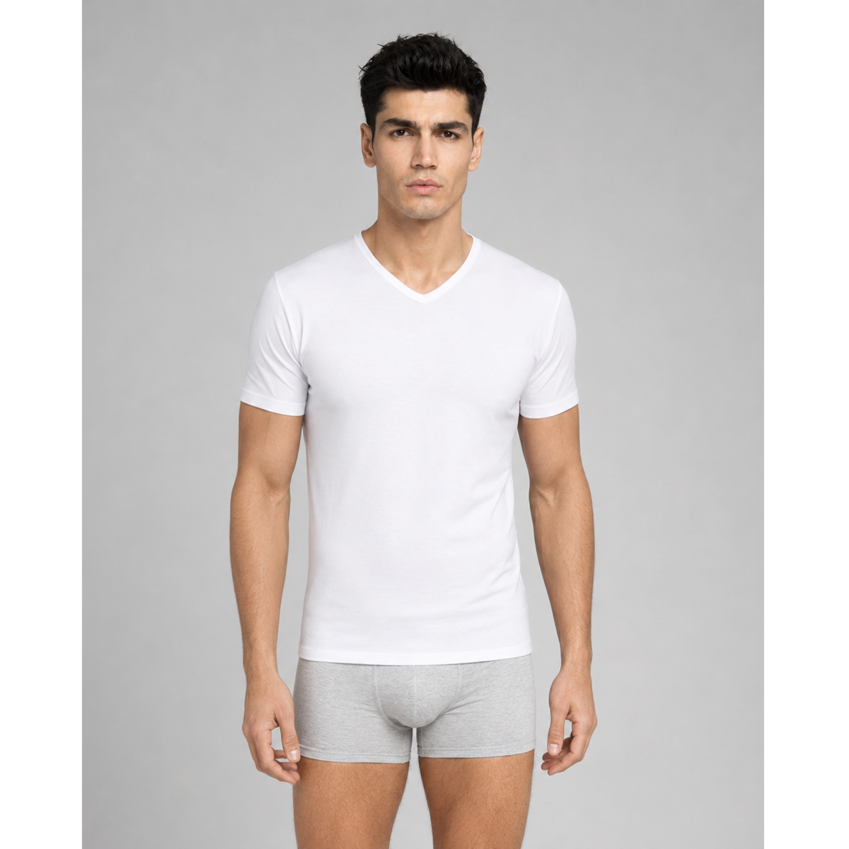 SilkCut Micro Modal V Neck Undershirt