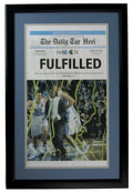 The Daily Tar Heel 2008 NC Tar Heels National Champs Newspaper Framed 152564