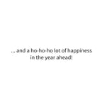 Santa In Sleigh Christmas Card